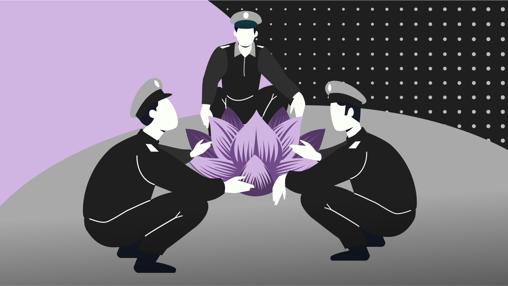 “The state is the parent who beats”, “mobilized and isolated security forces” and “Russia is like a blossoming lotus”